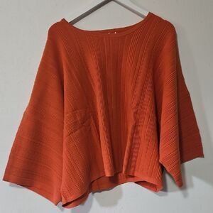 WYNNE LAYERS CROP DOLMAN SWEATER 3X